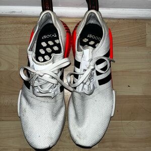 adidas NMD_R1 'Glitch - White Solar Red' FV3648 size 12